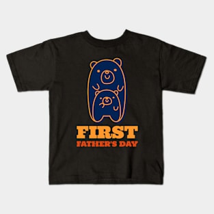 First Father's Day Kids T-Shirt